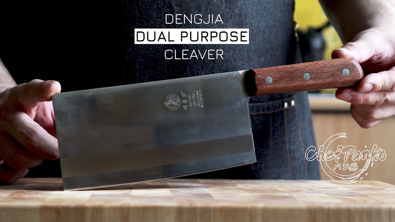 Dengjia Dual Purpose Cleaver Review - 7cr17 steel (JB-752)