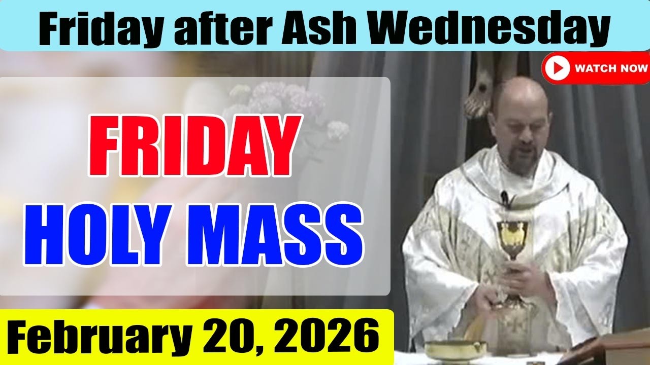 Catholic Mass Today | Daily TV Mass, Friday February 20, 2026
