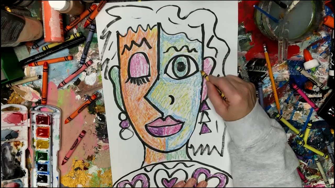 Picasso Abstract Faces Sponsored by The Tennessee Arts Commission