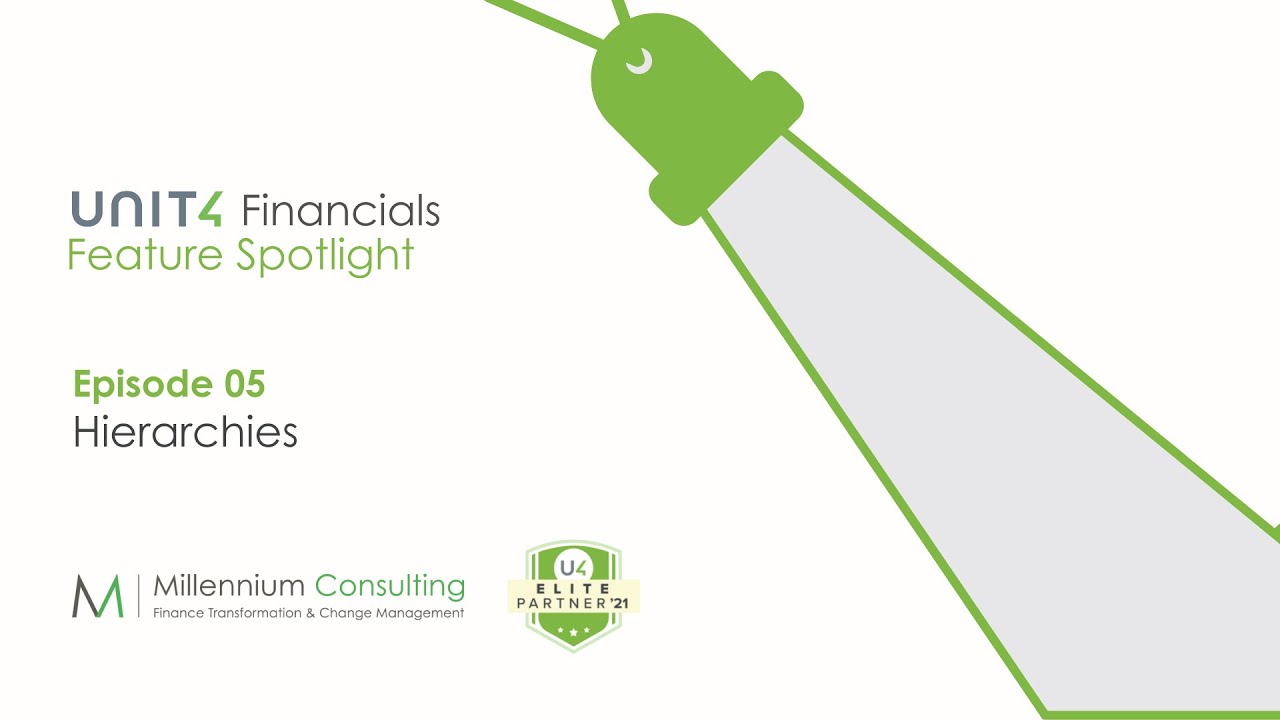 Hierarchies - Ep5 Unit4 Financials feature Spotlight Series