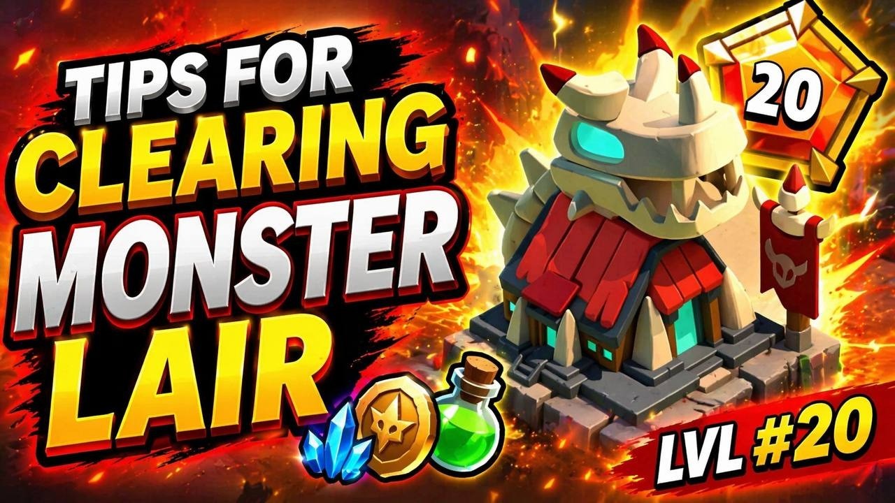 ARCHERO: MONSTER LAIR LVL #20! HOW TO CLEAN? BEST TIPS!