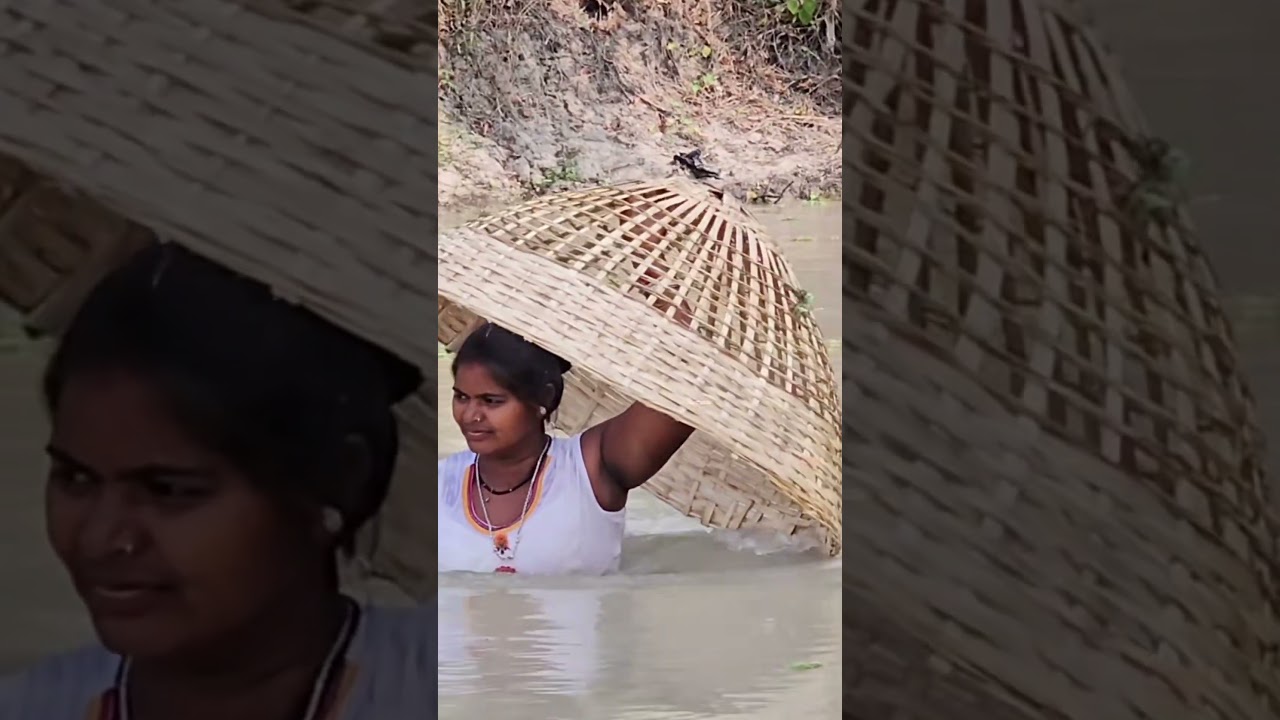 Amazing Village Women Fishing #fishing #fhiscurry #fishcurry