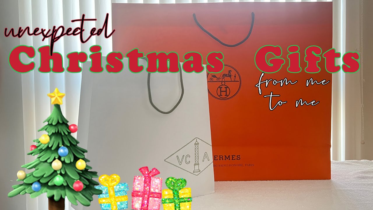 unexpected CHRISTMAS GIFTS from me to me 🎄🎁 l Hermes + Van Cleef & Arpels