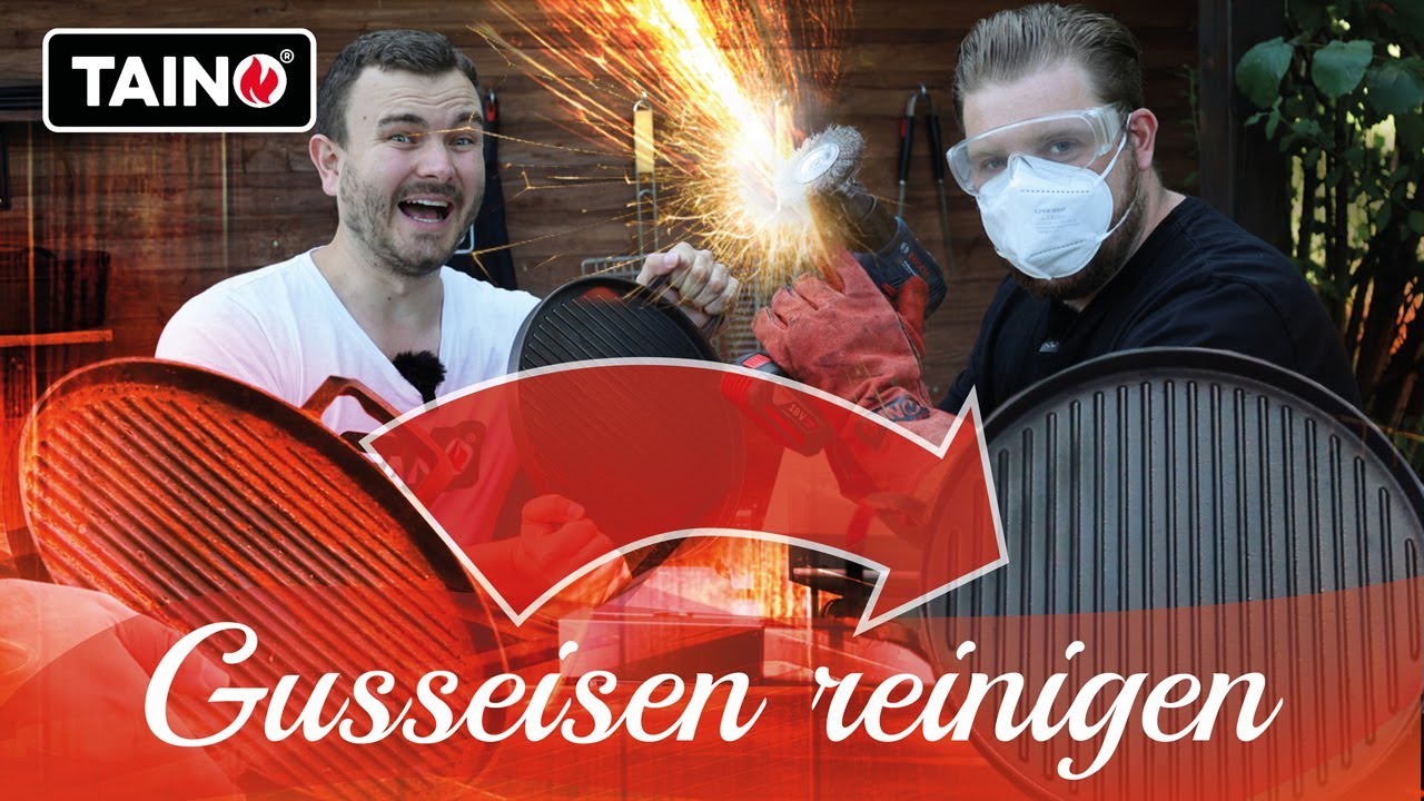TAINO - Gusseisen reinigen | Aus alt mach neu | Rost entfernen Gusseisen