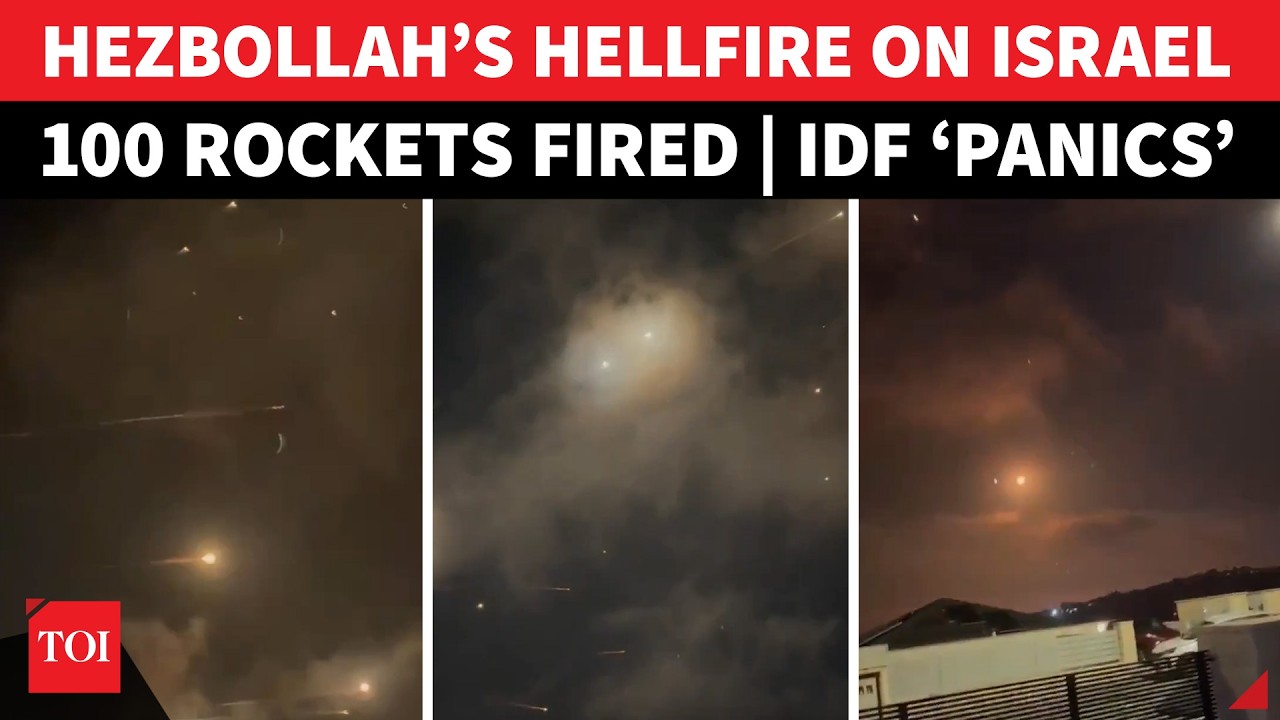Hezbollah&rsquo;s 100 ROCKET ATTACK Quakes Northern Israel; Biggest Barrage Since Start Of Iran War