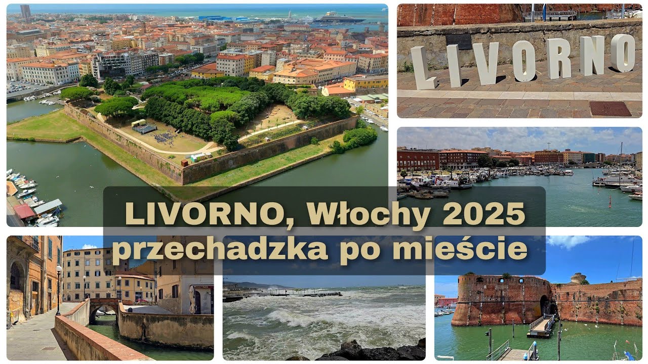 #Livorno &ndash; przechadzka po nieatrakcyjnym mieście portowym, kanałach i twierdzach  | 4K, Włochy, 2025
