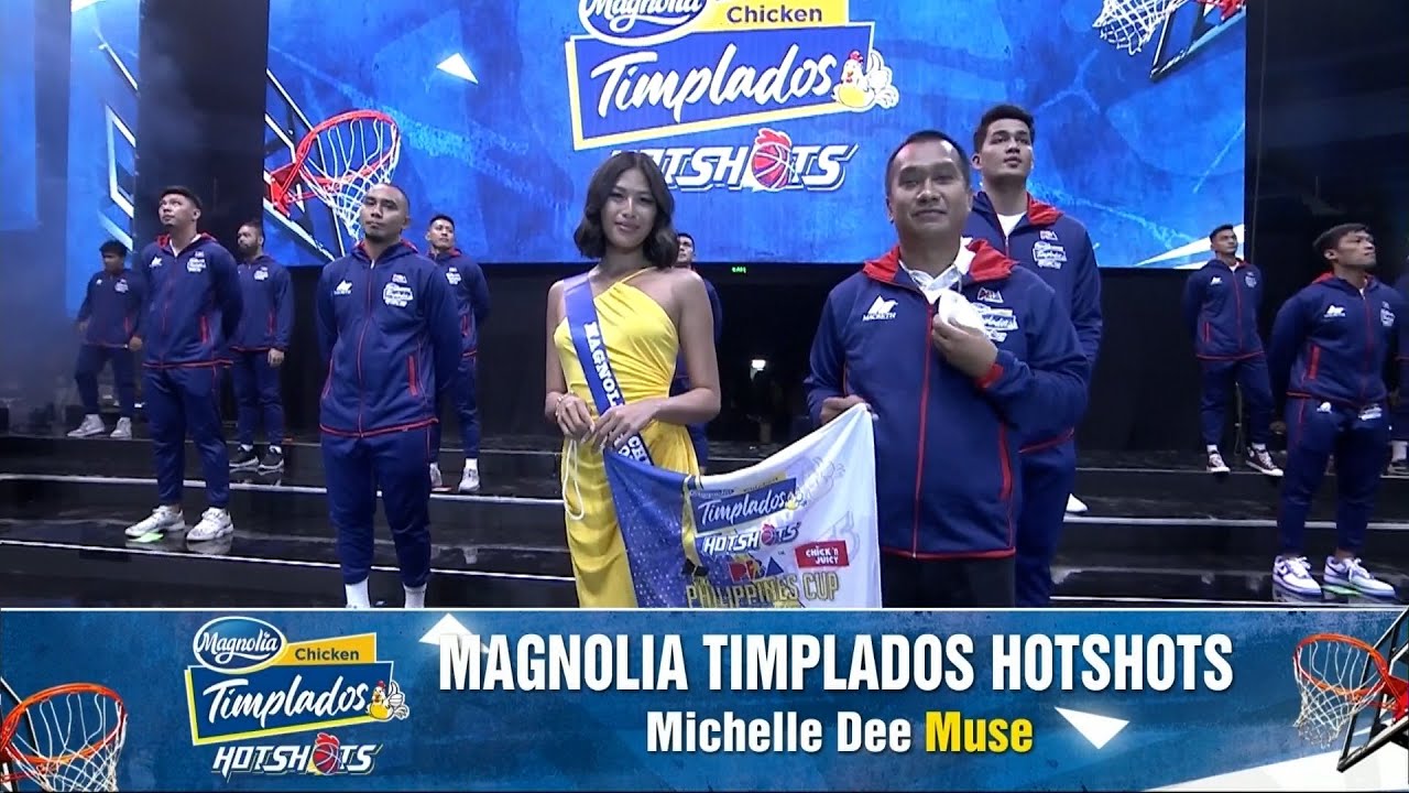 Magnolia Chicken Timplados Hotshots entrance | PBA Season 47 Opening