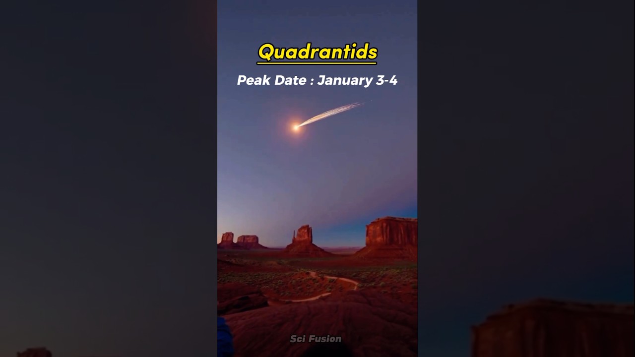 Top 5 Meteor Shower You can't Miss in 2026!💀🤯 #space #earth #sun