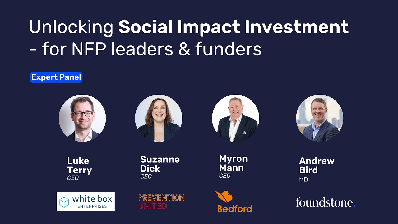 Social Impact Investment - for NFP Leaders & Funders
