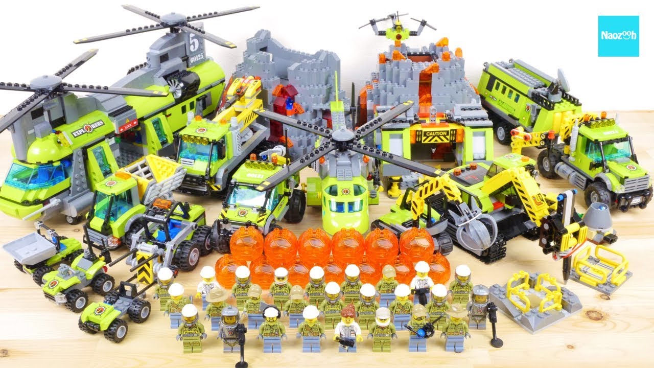レゴ シティ 火山調査シリーズ 全6種  ／  LEGO City All Volcano Exploration Sets
