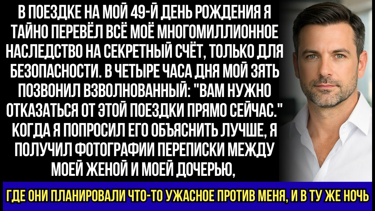 В четыре часа дня, перед полётом, мой зять предупредил: 