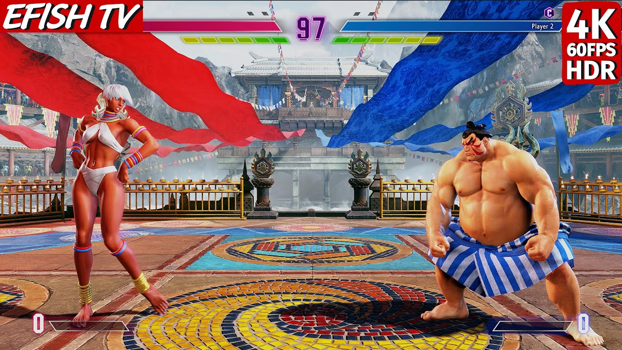 Elena vs E. Honda (Hardest AI) - Street Fighter 6