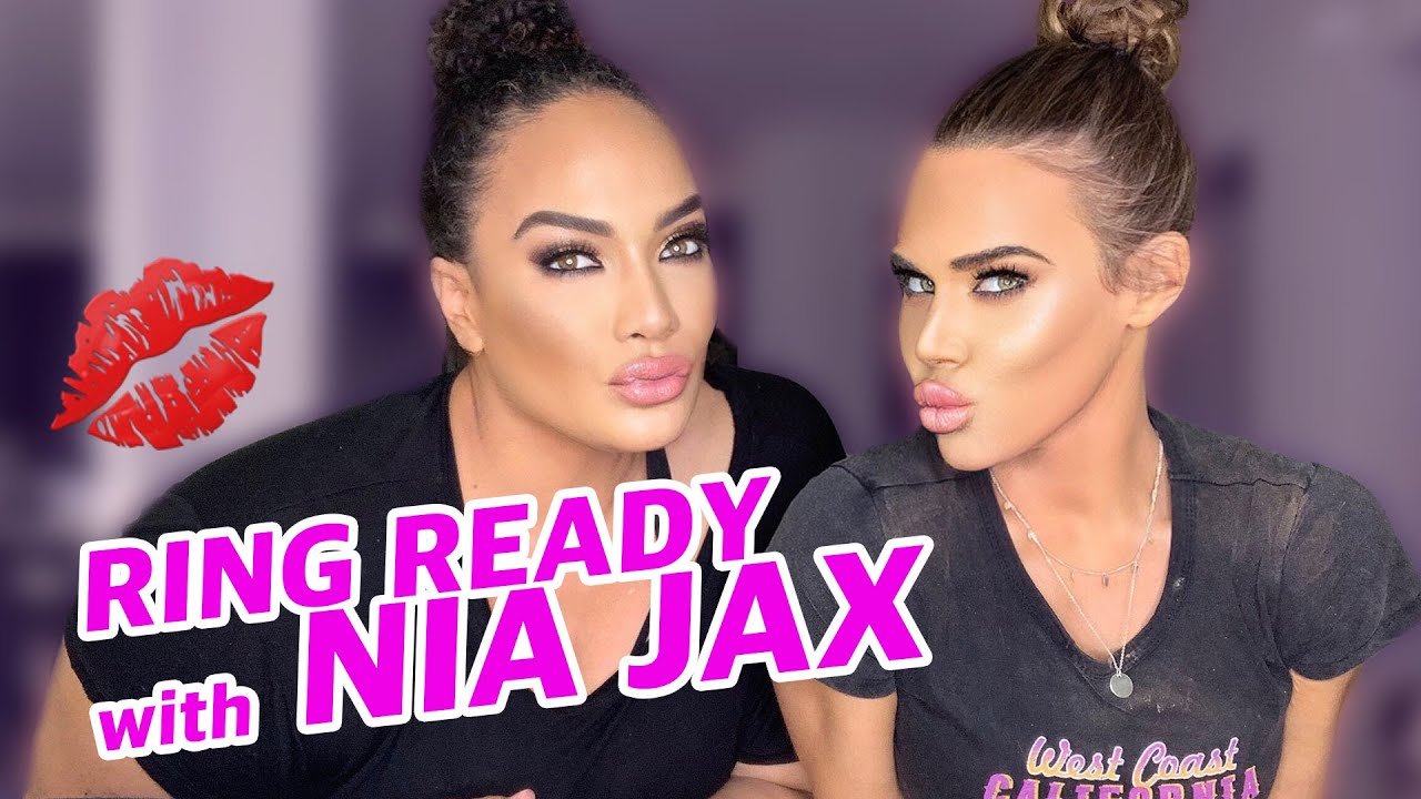 Getting Ring Ready w/ NIA JAX - GRWM | Lana WWE | CJ Perry