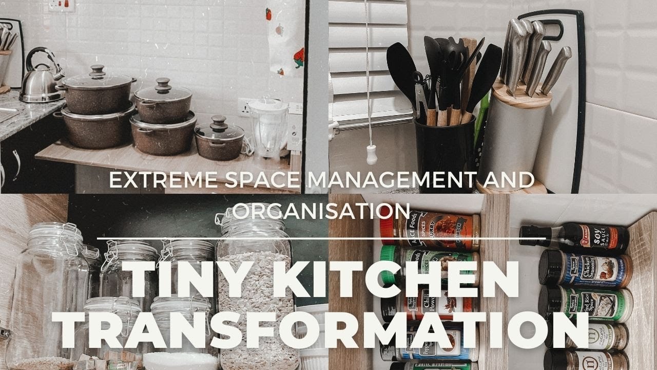 EXTREME TINY KITCHEN TRANSFORMATION, SPACE MANAGEMENT AND ORGANISATION