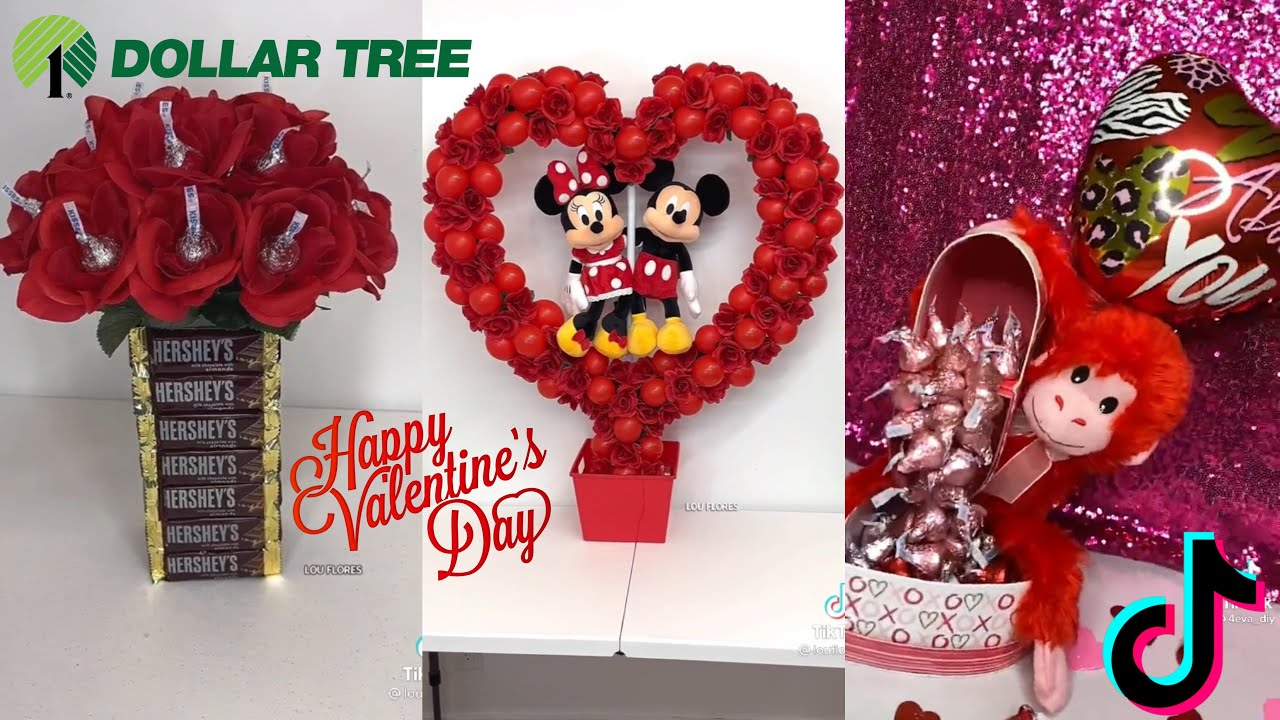 DOLLAR TREE DIY VALENTINES DAY GIFT/ DECOR | TIKTOK COMPILATION