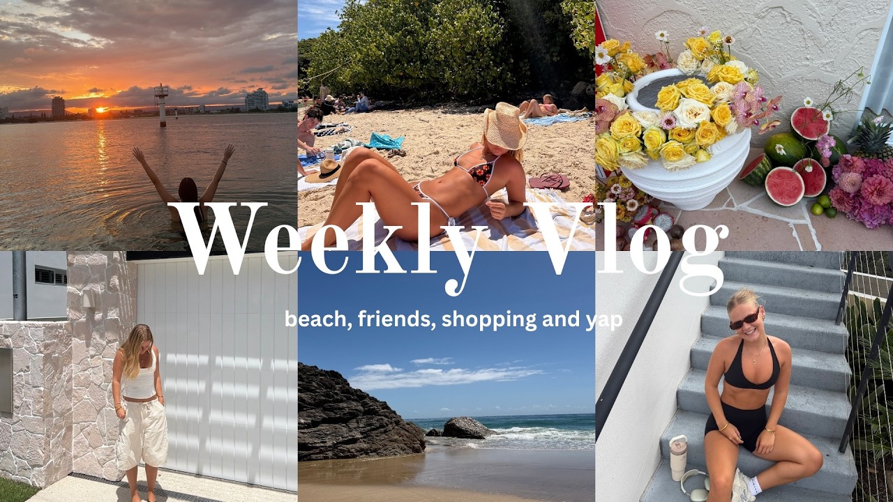 weekly vlog as an influencer except I forgot to vlog a lot 🌺🛹🛍️🤍