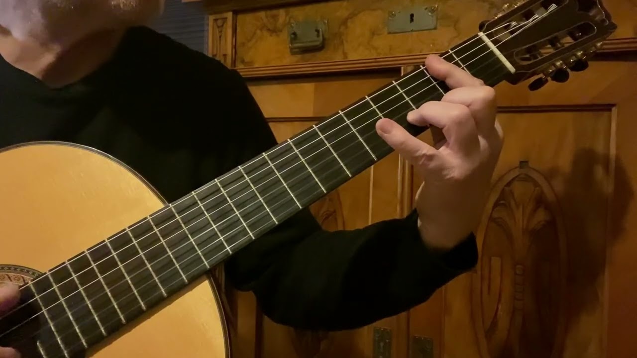 Lágrima von Francisco Tárrega  -  Classical Guitar -  performed by Klaus Hartmann