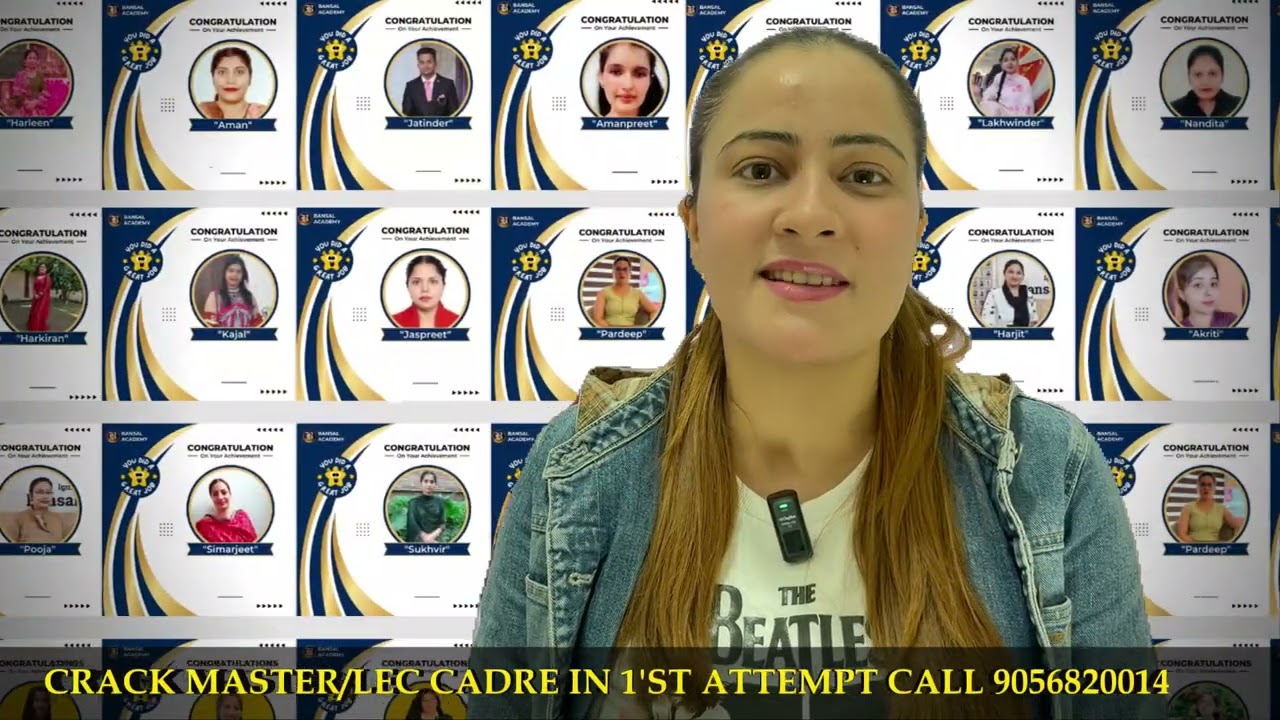 Master cadre Exam Coaching By bansal academy 