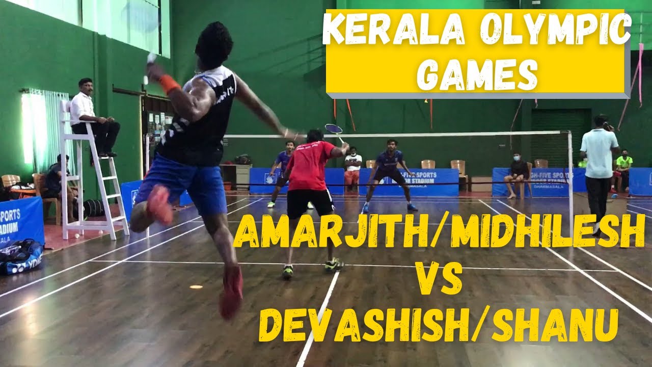 AMARJITH/MIDHILESH VS DEVASHISH/SHANU  :KERALA OLYMPIC GAMES FINAL KANNUR DISTRICT BADMINTON 2022