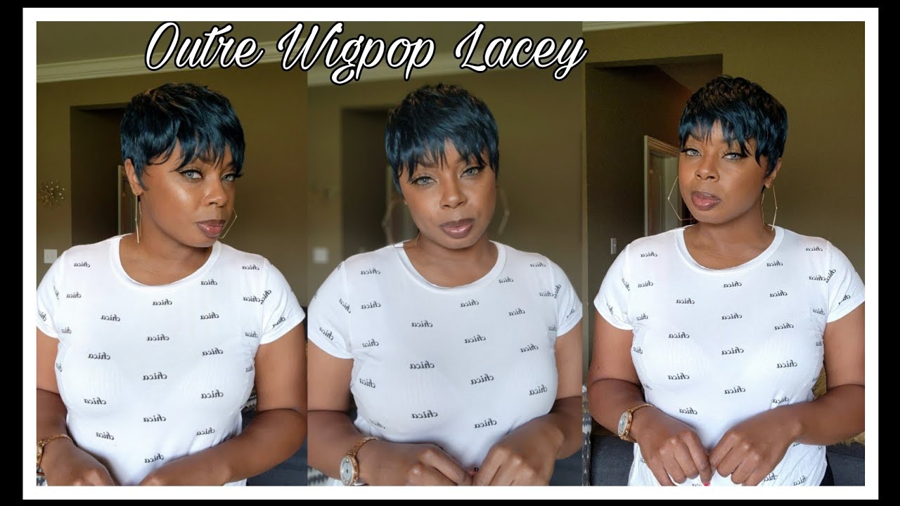 My New Fave Pixie Cut Wig 😍 | Outre Wigpop Lacey | DR Jade Blue