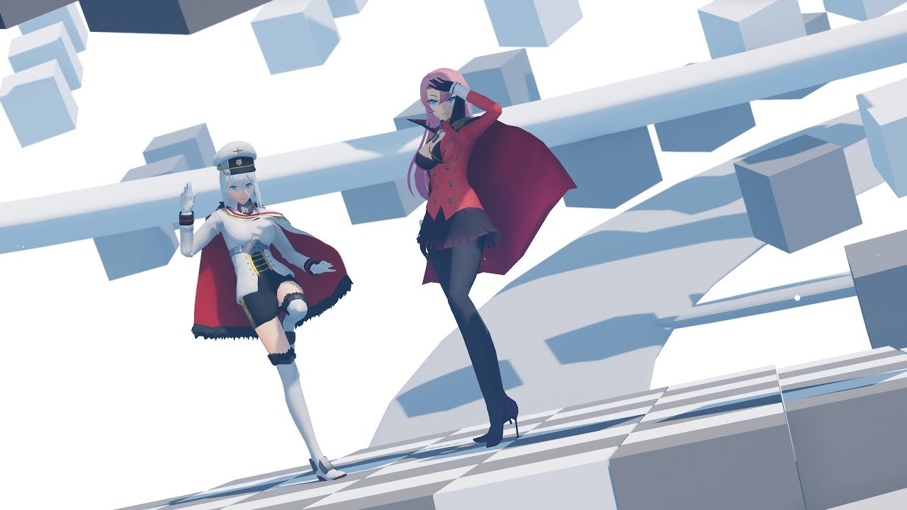 【Azur Lane MMD】 HYBRID 【HMS Duke of York, KMS Tirpitz】