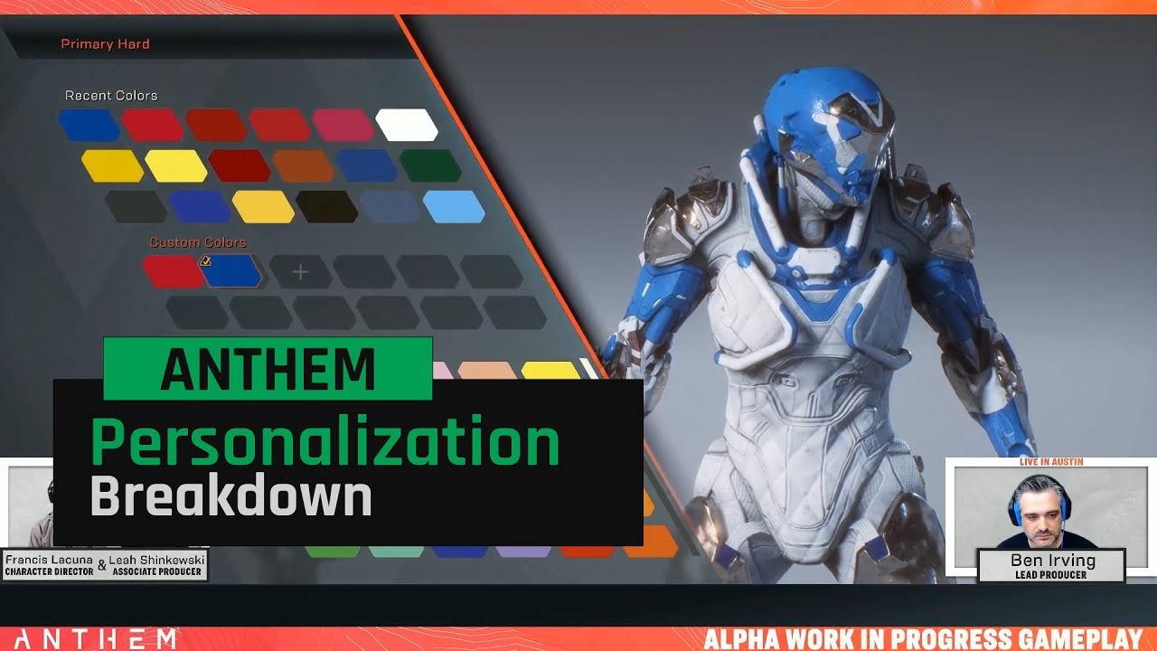 Anthem | Personalization Breakdown | Armor Packs, Vinyls, Emotes, and More . . .