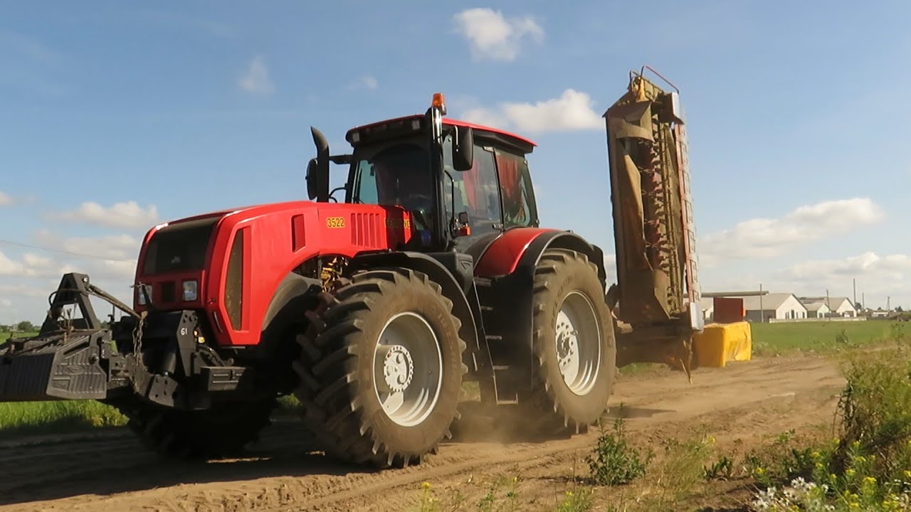 [Заготовка кормов] БЕЛАРУС 3522 CAT, 3022, 1221 | КВК-800 и др.