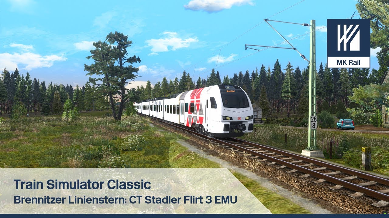Train Simulator Classic | CT Stadler Flirt 3 EMU | Brennitzer Linienstern