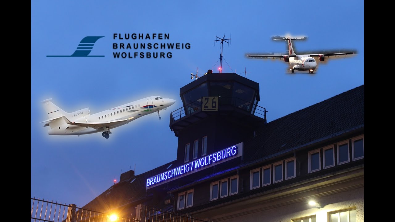Braunschweig-Wolfsburg Airport Spotting Compilation (Dassault Falcon 7X, ATR 42 ...)