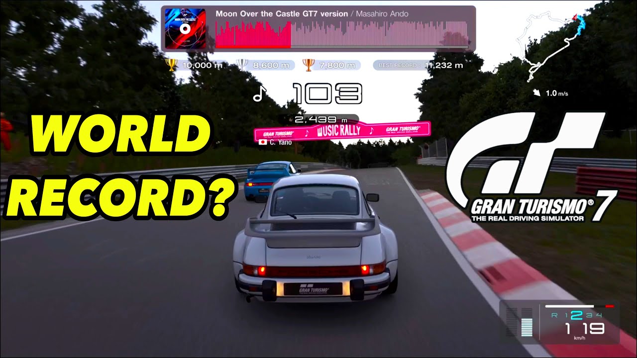 GT7 Music Rally | Nurburgring - Moon Over The Castle | World Record - 11232 m
