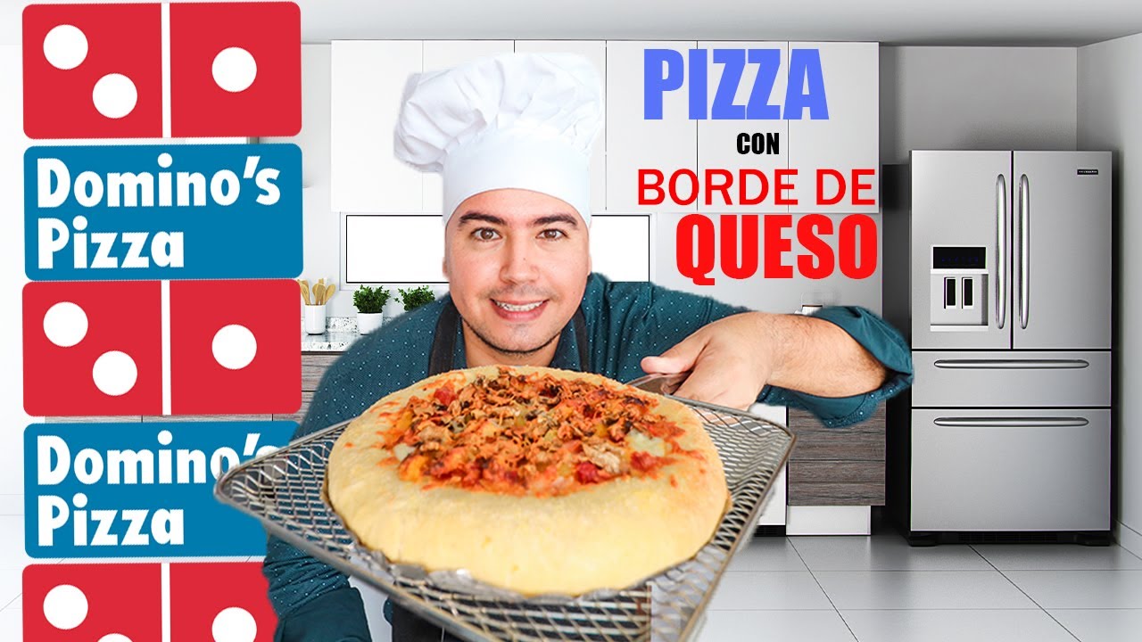 Pizza 🍕 con BORDE de QUESO 🧀 en #AIRFRYER | SUPERFREIDORA OSTER | Esteban Cocina