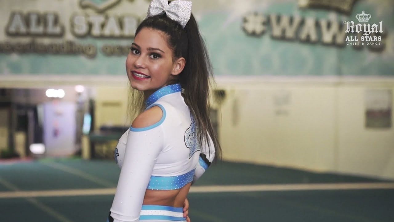 Cheerleading Uniform Reveal | Royal All Stars | Competition Cheerleading | White Uniform