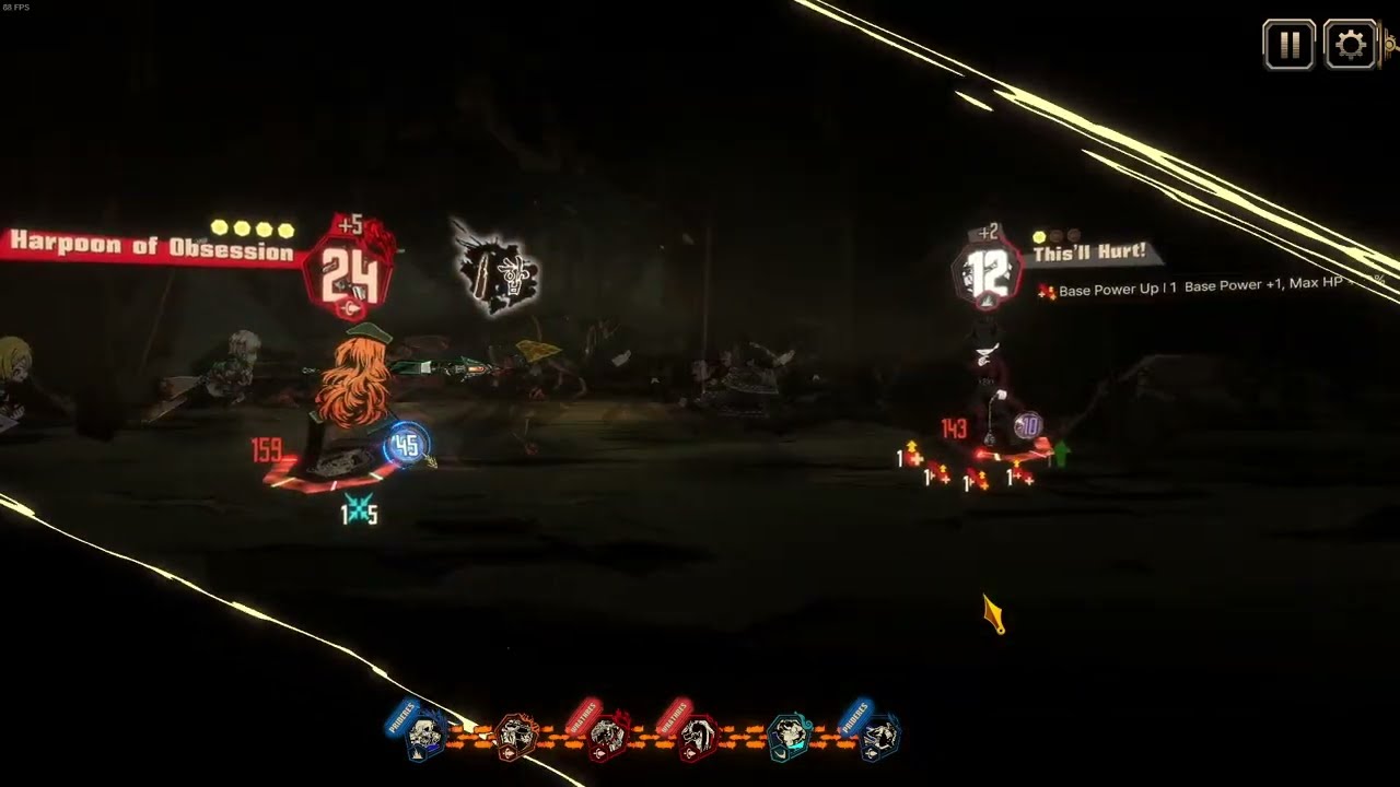 Limbus Company - Pequod Captain Ishmael's Unique Clash Win and Clash Loss Animation