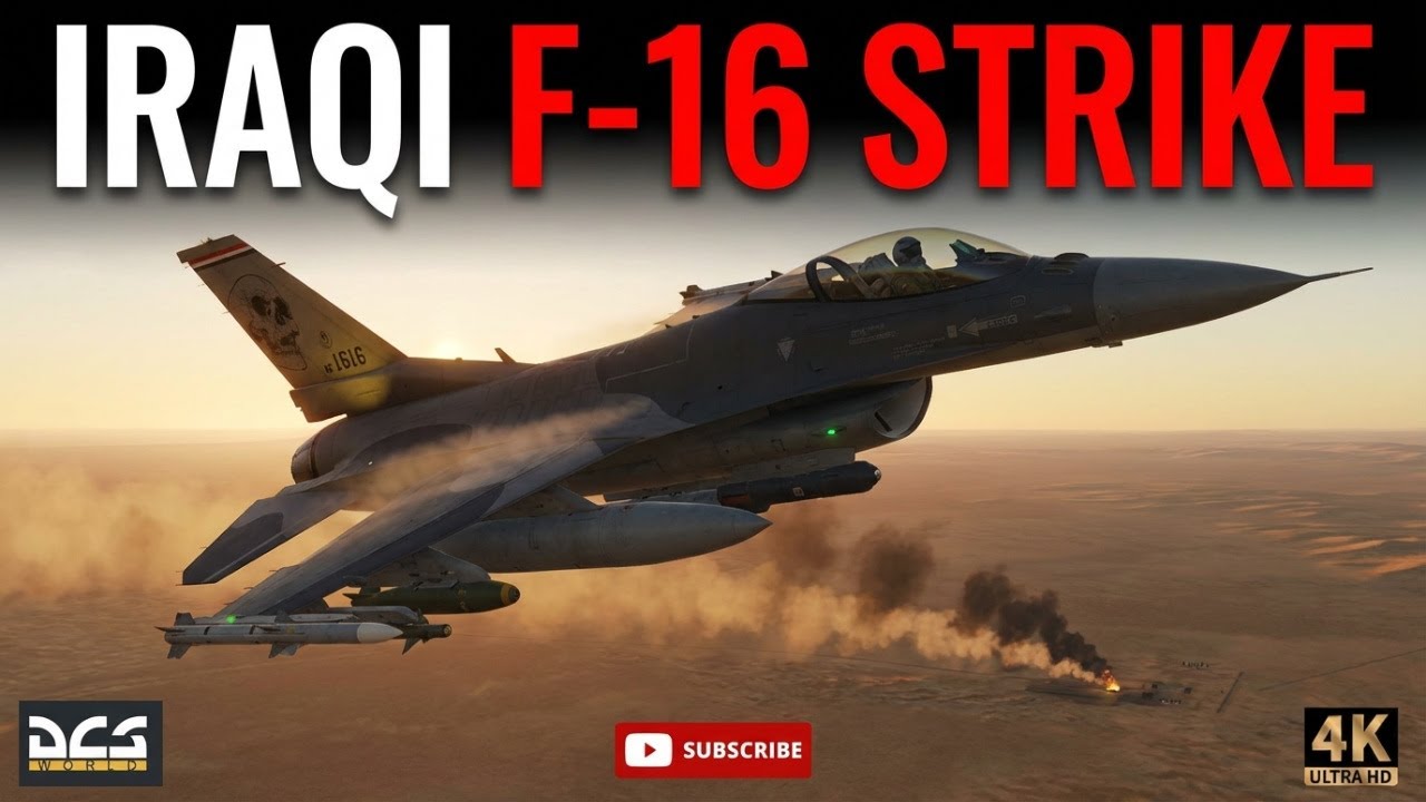 F-16C Viper Squadron Combat Operations | DCS World Iraq Map