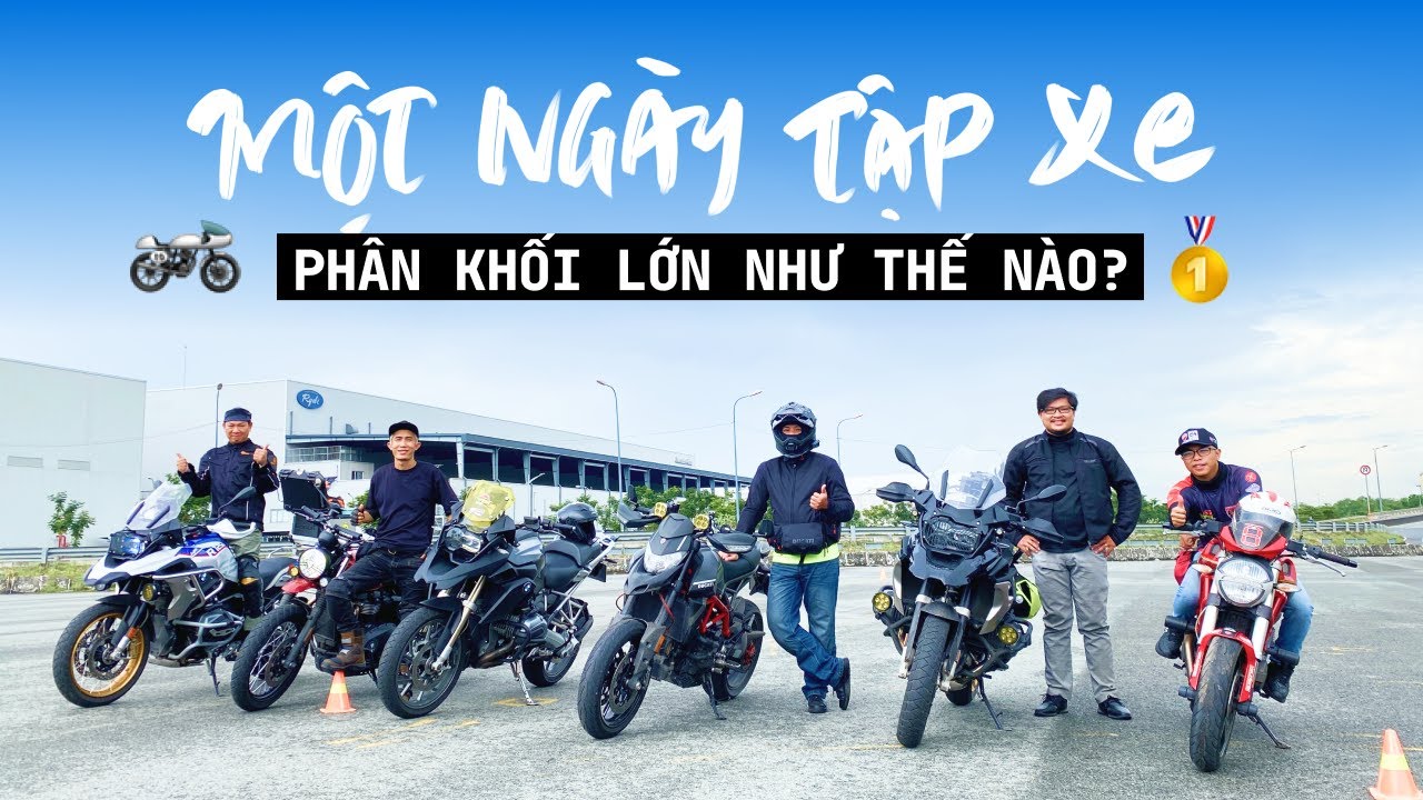 Chạy xe PKL c&oacute; đơn giản? Tập xe ph&acirc;n khối lớn (PKL) với Đi C&ugrave;ng Tẩu