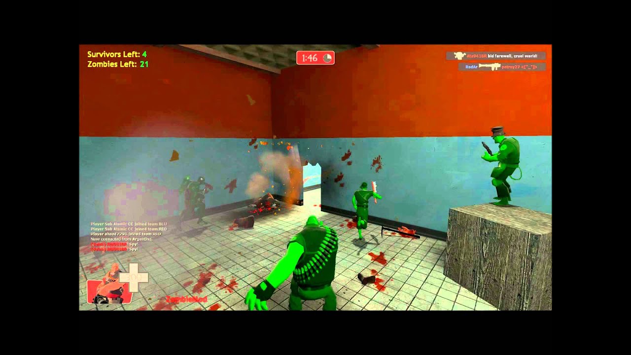 Team Fortress 2 Zombie Mod GamePlay (Part 2)
