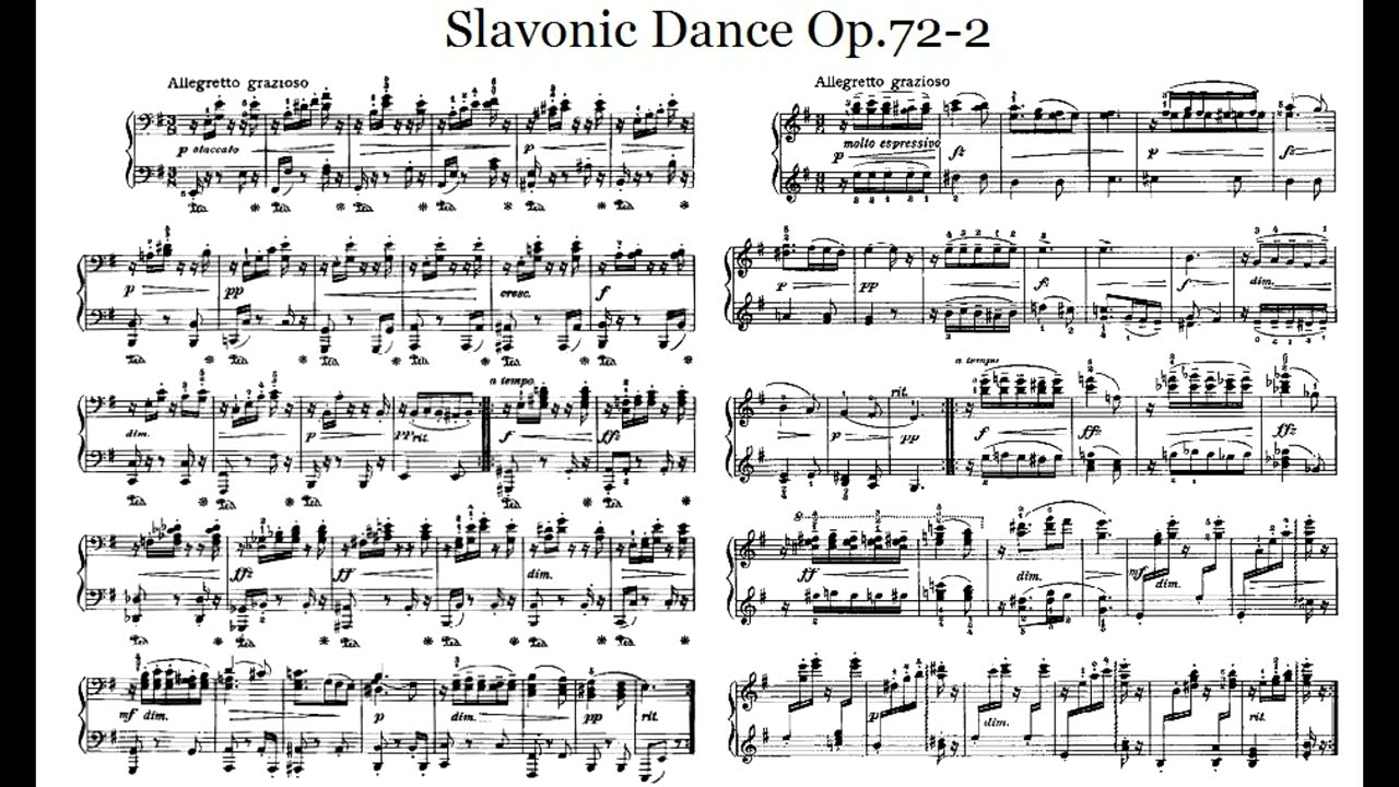 Dvorak - Slavonic Dance Op.72 No.2 (드보르작 - 슬라브무곡 작품72-2)