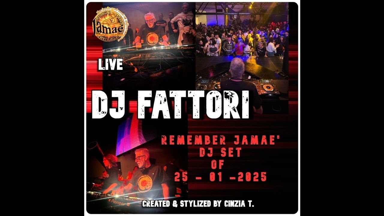 DJ FABRIZIO FATTORI@LIVE REMEMBER JAMAE' OF 25GEN2025 (VIDEO BY CINZIA T)