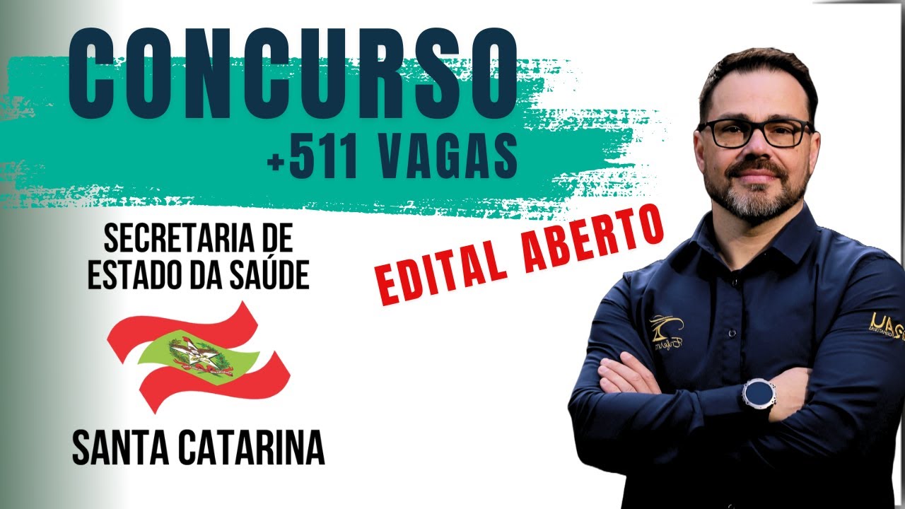 CONCURSO SES - SC 2025 EDITAL ABERTO