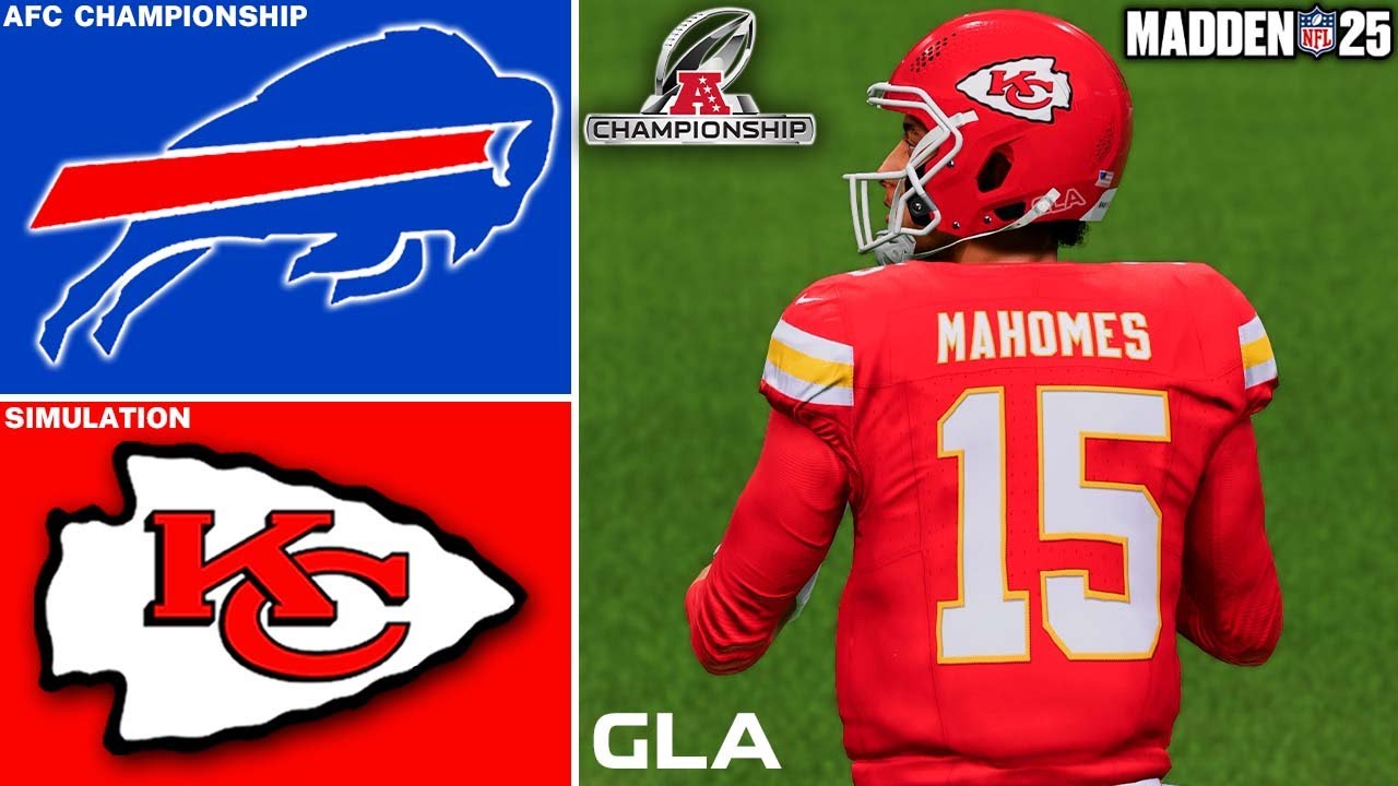Chiefs vs. Bills Simulation | AFC Championship | NFL Playoffs | Madden 25 PS5 CPU vs. CPU
