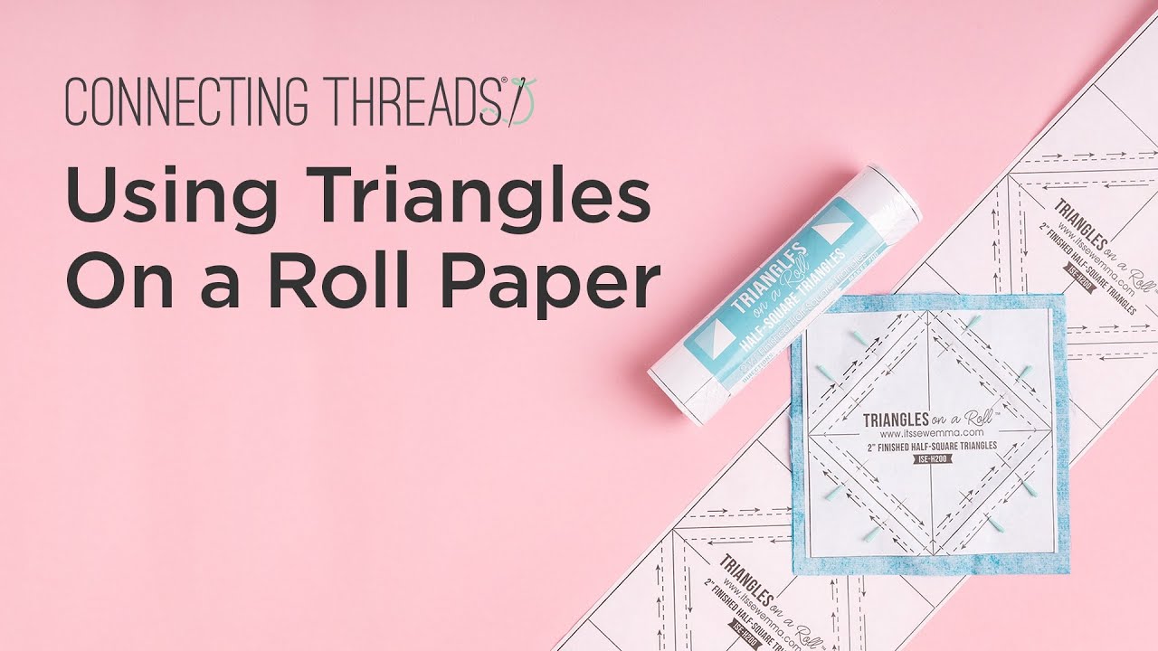 Using Triangles On A Roll Paper!