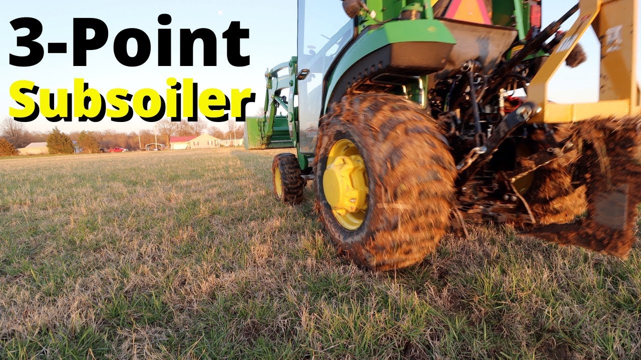County Line Subsoiler First Use - Will the 2038R Pull It?