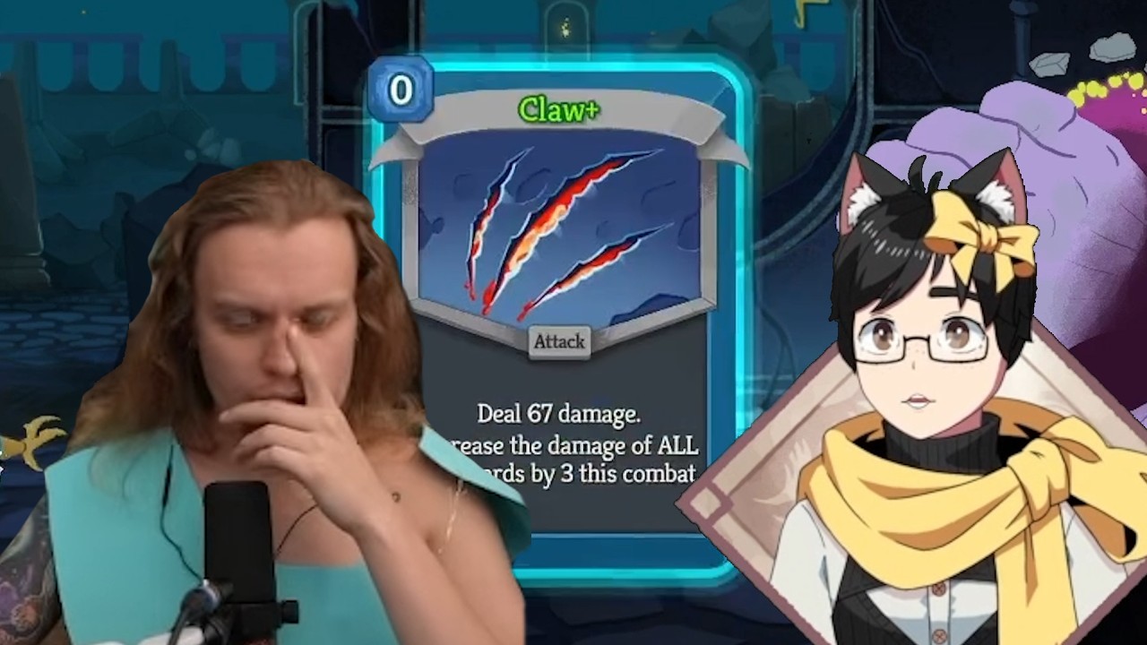 How Frost Prime reacts to Claw vs how JoCat Reacts to Claw in Slay the Spire 2