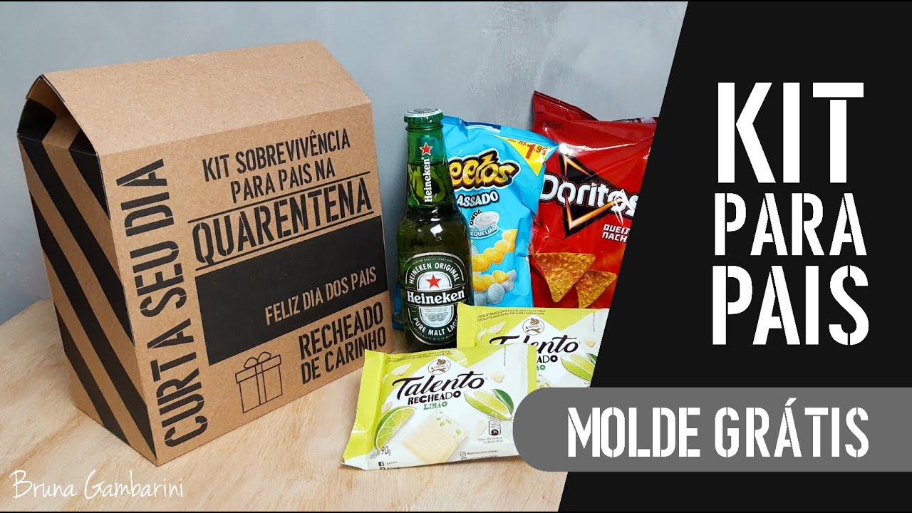 KIT SOBREVIVÊNCIA PARA PAIS - MOLDE GRÁTIS - BRUNA GAMBARINI