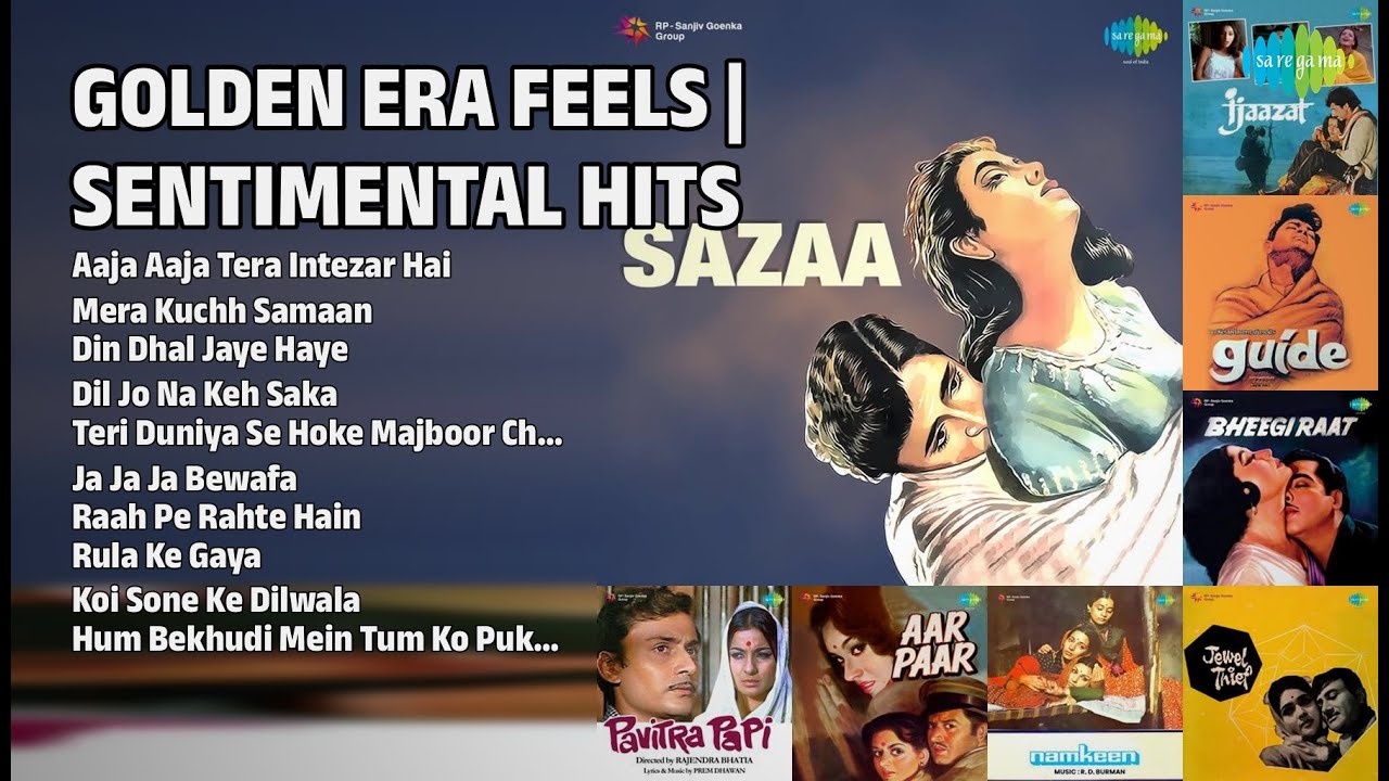 गोल्डन एरा फ़ील: सेंटीमेंटल हिट्स | Lata Mangeshkar Songs | Aaja Aaja Tera Intezar Hai