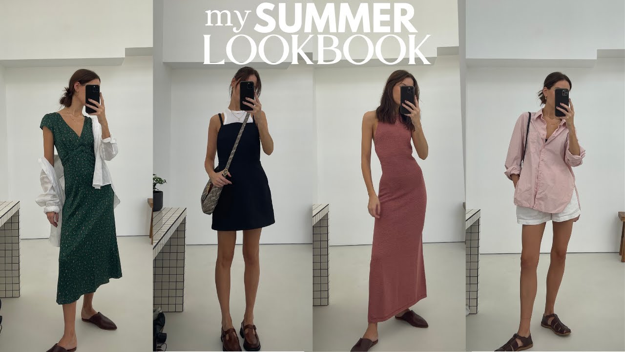My Summer Lookbook | 24 easy, chill outfits to wear this summer