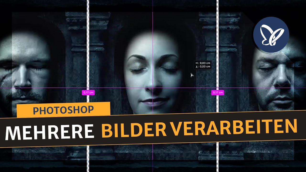 Photoshop Tutorial: Mehrere Bilder in einer Datei importieren und verarbeiten