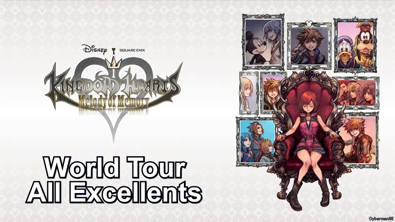 Kingdom Hearts: Melody of Memory - Full Game Walkthrough (Proud / All Excellents / No Damage)