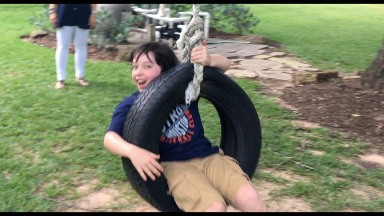 Tire swings and tree houses