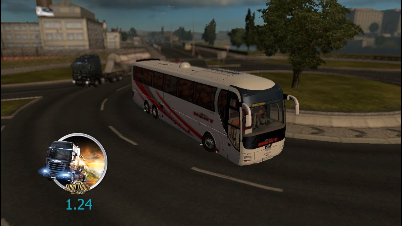 euro truck simulator 2 (ets2) v1.24 {mod EAA bus v4.0} [part 1] : man lion's coach paint